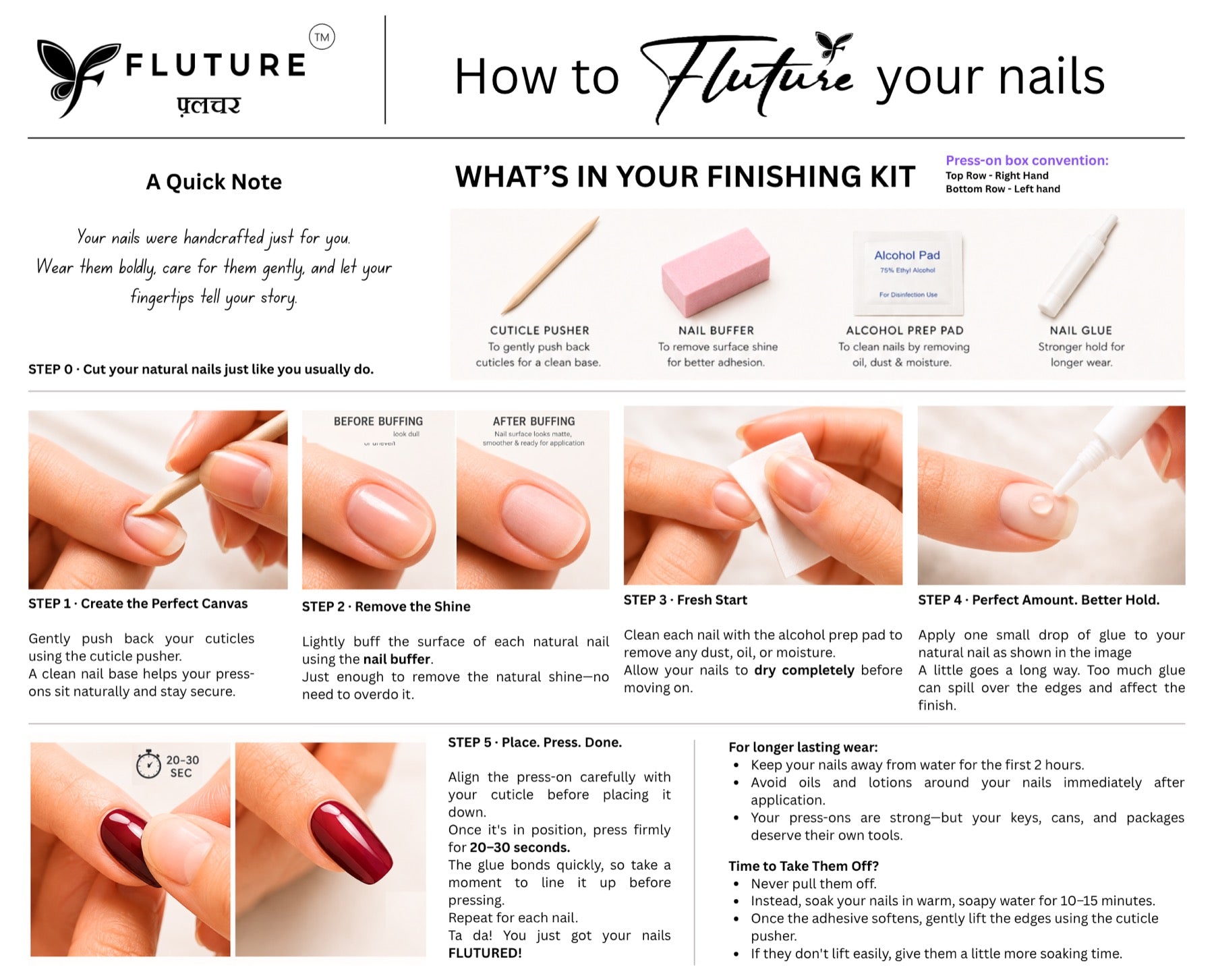How to Fluture your nails
