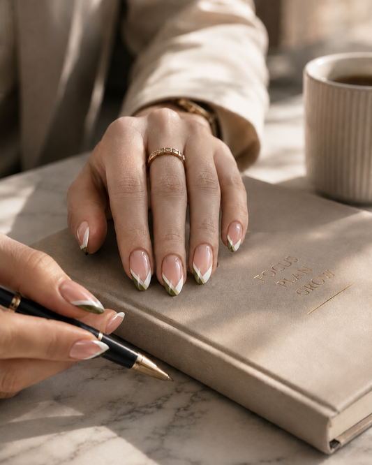 The Olive Chevron Edit